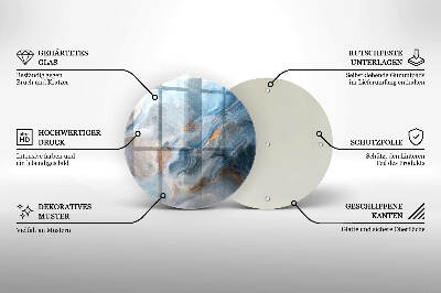 Grabkerzen Unterlage Marmorstruktur