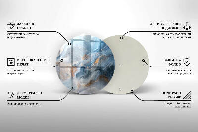 Grabkerzen Unterlage Marmorstruktur