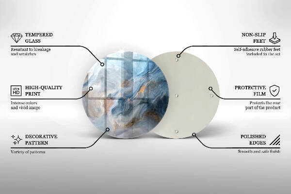 Grabkerzen Unterlage Marmorstruktur