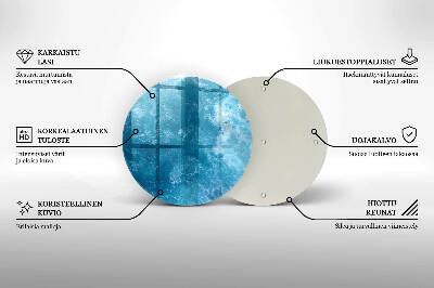 Grabkerzen Unterlage Blaues Wasser