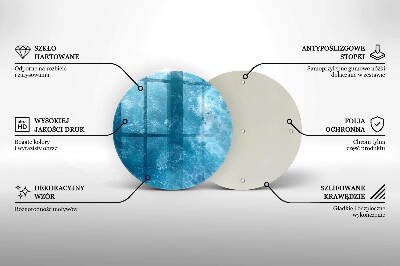 Grabkerzen Unterlage Blaues Wasser