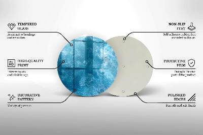 Grabkerzen Unterlage Blaues Wasser