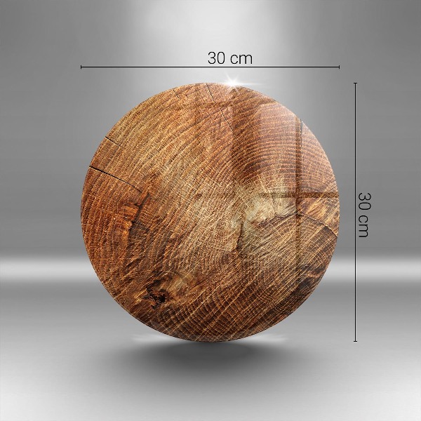 Grabkerzen Unterlage Holzbaumringe