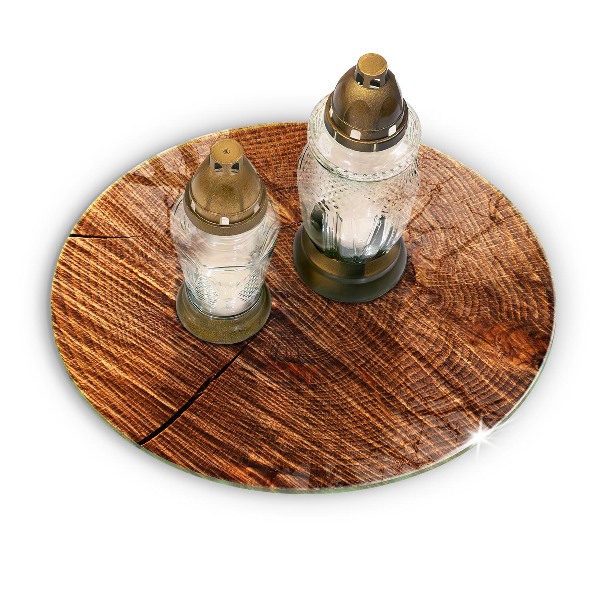 Unterlage für Kerzen Holzkonstruktion