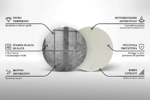 Unterlage für Kerzen Betonsteinstruktur