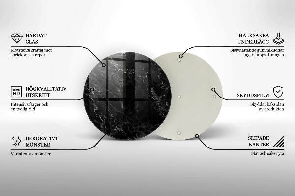 Grabkerzen Unterlage Eleganter Marmor