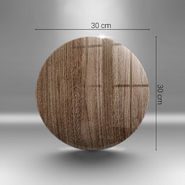 Unterlage für Kerzen Holzstruktur