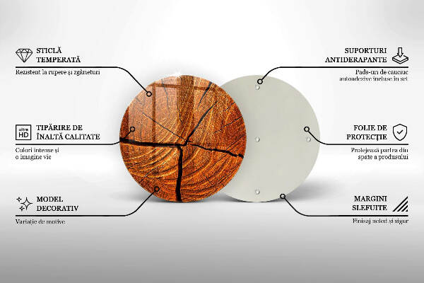 Grabkerzen Unterlage Holzstammkonstruktion