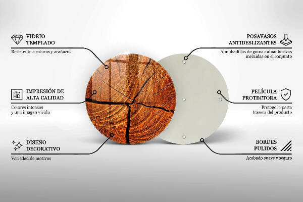 Grabkerzen Unterlage Holzstammkonstruktion