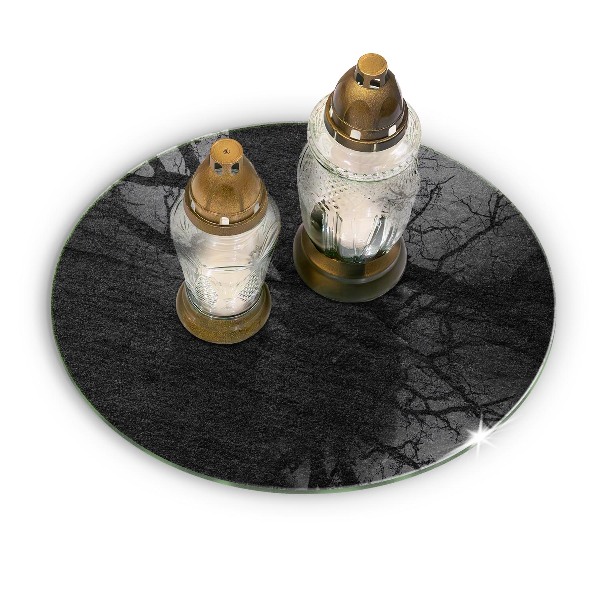 Unterlage für Kerzen Gesteinsstruktur