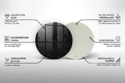 Unterlage für Kerzen Gesteinsstruktur