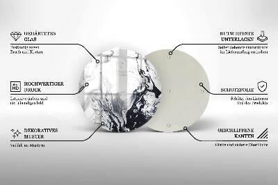 Grabkerzen Unterlage Tintenabstraktion
