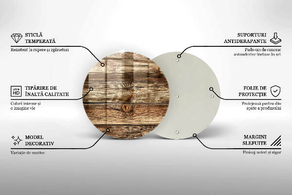 Grabkerzen Unterlage Holzplankenstruktur