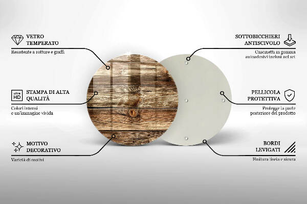 Grabkerzen Unterlage Holzplankenstruktur