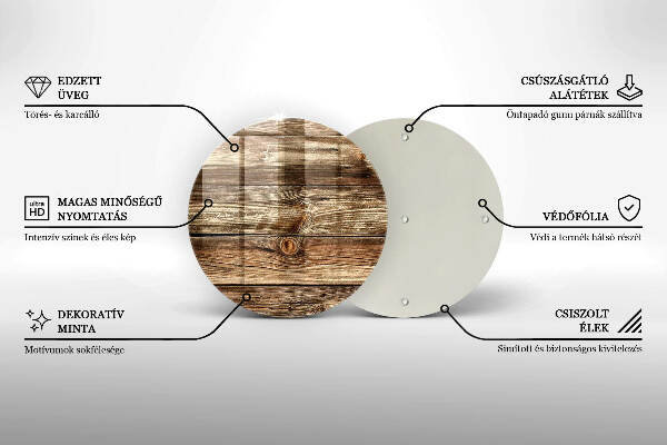 Grabkerzen Unterlage Holzplankenstruktur