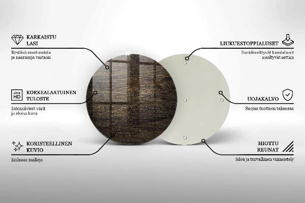 Unterlage für Kerzen Holzstruktur Rinde