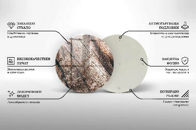 Unterlage für Kerzen Holzkonstruktion