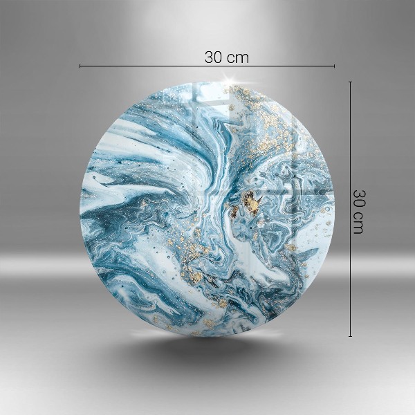 Unterlage für Kerzen Struktur mit Gold
