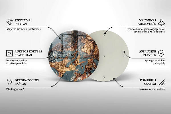 Grabkerzen Unterlage Goldene Felsformation