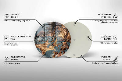 Grabkerzen Unterlage Goldene Felsformation