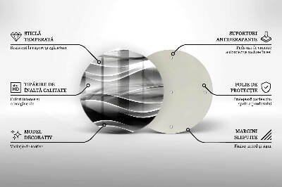 Unterlage für Kerzen Abstrakte, sanfte Linien