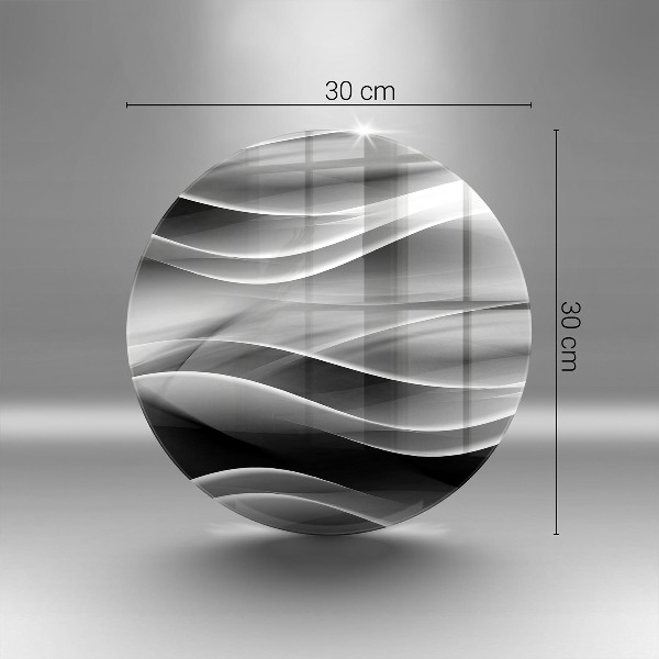Unterlage für Kerzen Abstrakte, sanfte Linien