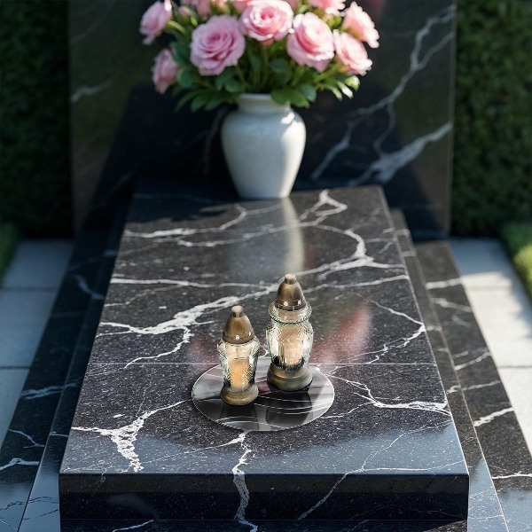 Unterlage für Kerzen Abstrakte, sanfte Linien