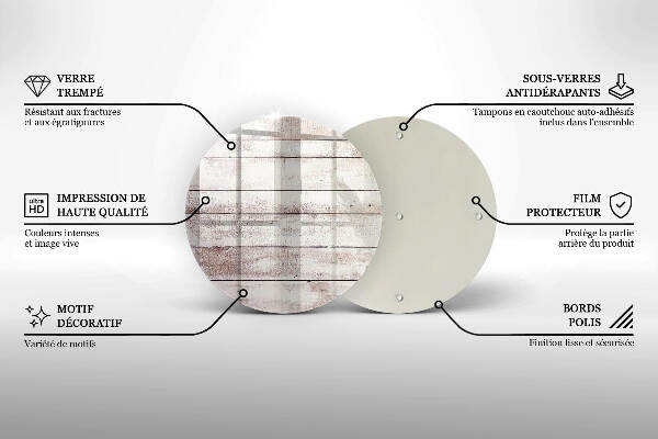 Grabkerzen Unterlage Alte Holzbretter