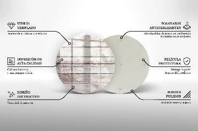 Grabkerzen Unterlage Alte Holzbretter