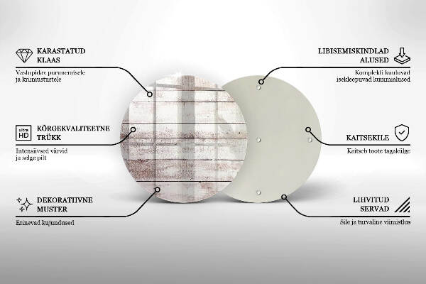 Grabkerzen Unterlage Alte Holzbretter