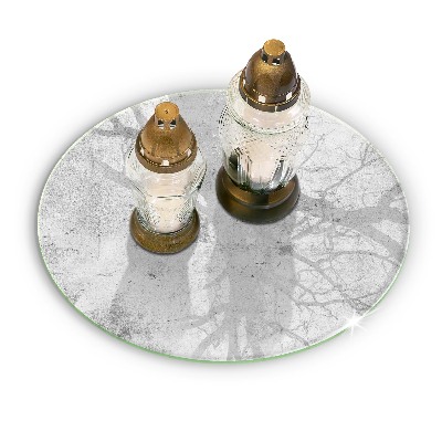 Unterlage für Kerzen Betonstruktur