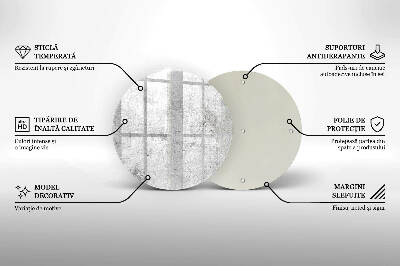 Unterlage für Kerzen Betonstruktur