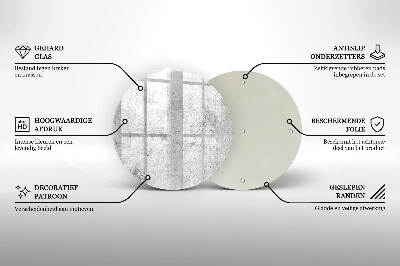 Unterlage für Kerzen Betonstruktur