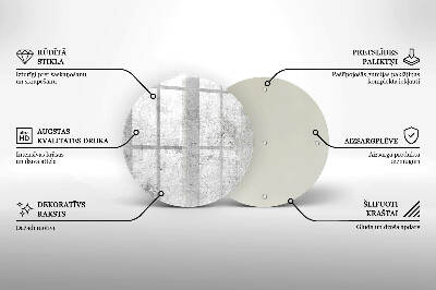 Unterlage für Kerzen Betonstruktur