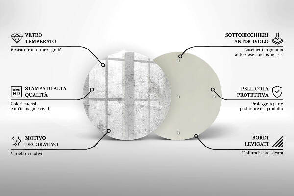 Unterlage für Kerzen Betonstruktur