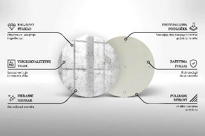 Unterlage für Kerzen Betonstruktur