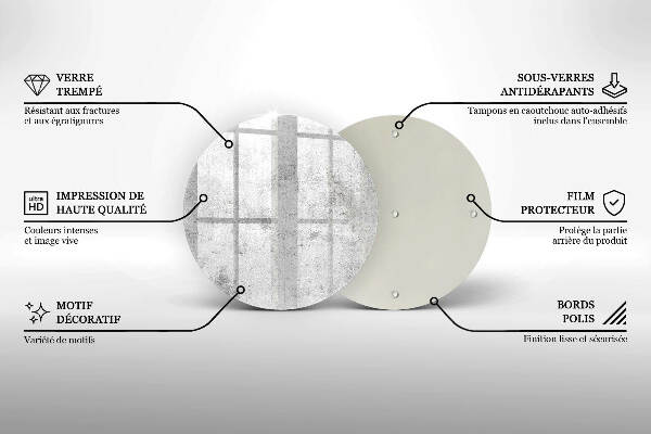 Unterlage für Kerzen Betonstruktur