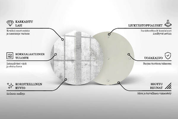 Unterlage für Kerzen Betonstruktur