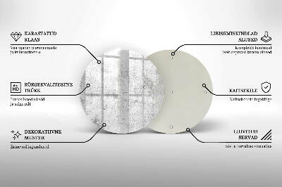 Unterlage für Kerzen Betonstruktur