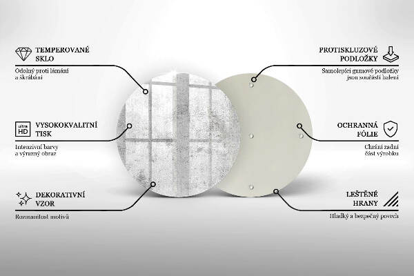 Unterlage für Kerzen Betonstruktur