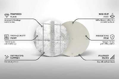 Unterlage für Kerzen Betonstruktur