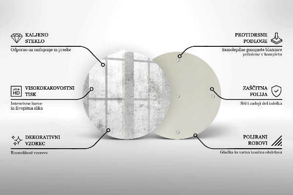 Unterlage für Kerzen Betonstruktur