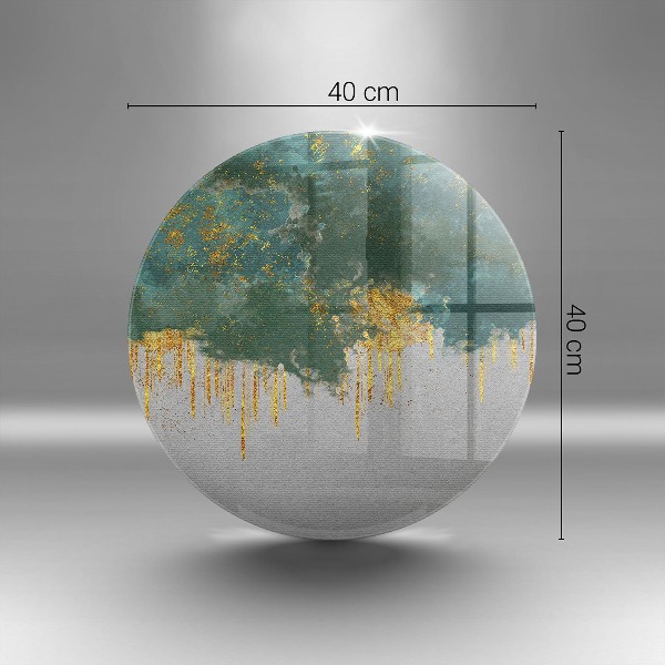 Grabkerzen Unterlage Abstraktion mit Gold