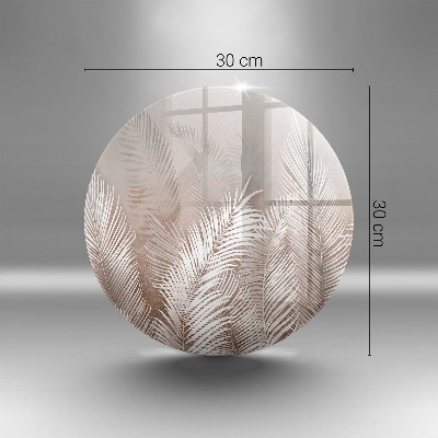 Unterlage für Kerzen Boho-Laubvegetation