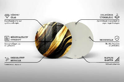 Grabkerzen Unterlage Elegante Abstraktion