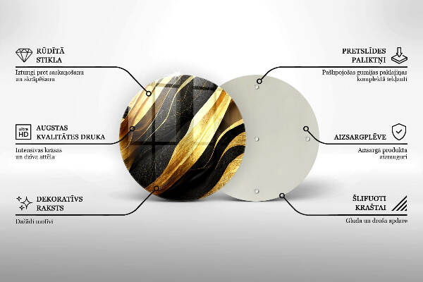 Grabkerzen Unterlage Elegante Abstraktion