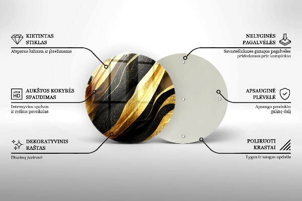 Grabkerzen Unterlage Elegante Abstraktion