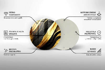 Grabkerzen Unterlage Elegante Abstraktion