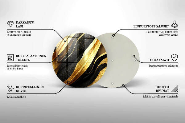 Grabkerzen Unterlage Elegante Abstraktion