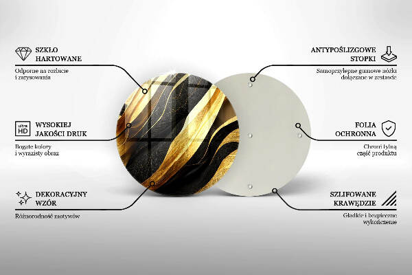 Grabkerzen Unterlage Elegante Abstraktion